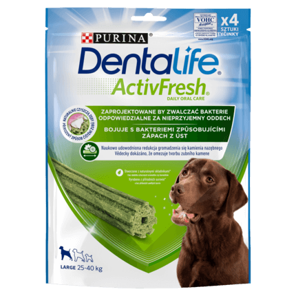 Dentalife ActiveFresh Uzupełniająca karma dla psów 142 g (4 sztuki)