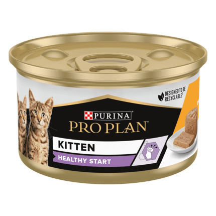 1.	PRO PLAN Kitten HEALTHY START Delikatny mus, Bogata w Kurczaka 