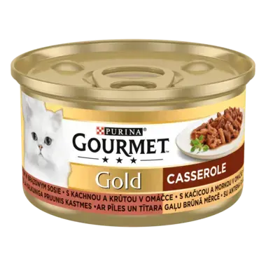 GOURMET® Gold Casserole z Kaczką i Indykiem