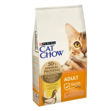 CAT CHOW - Karma dla dorosłych Kotów Bogata w kurczaka