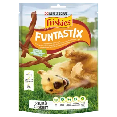 Friskies Funtastix Karma dla psów o smaku bekonu i sera 175 g