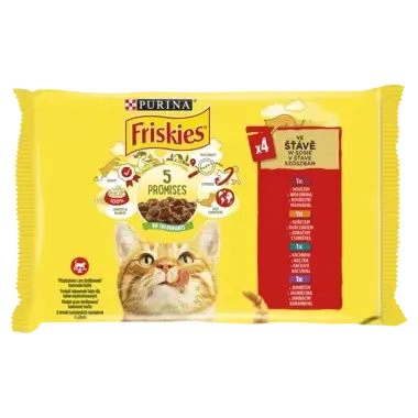 Friskies Karma dla kotów w sosie 340 g (4 x 85 g)