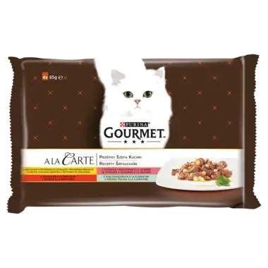 Gourmet® A La Carte Karma dla kotów przepisy szefa kuchni 340 g (4 x 85 g)