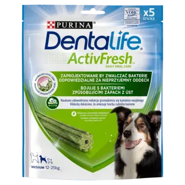 Dentalife ActiveFresh Uzupełniająca karma dla psów 115 g (5 sztuk)