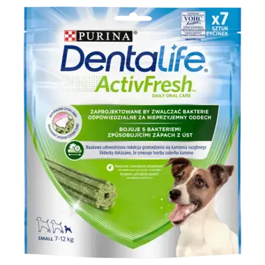 Dentalife ActivFresh Uzupełniająca karma dla psów 115 g (7 sztuk)