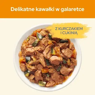 PURINA® CAT CHOW® Adult z Kurczakiem i cukinią w galaretce dla dorosłych kotów