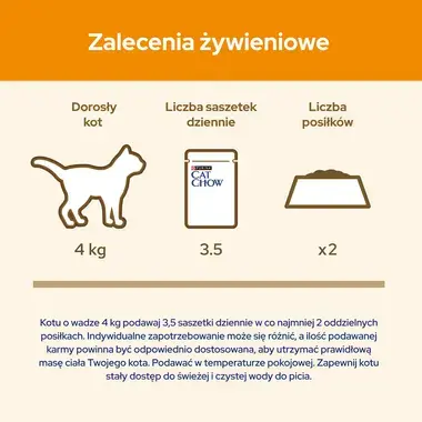 PURINA® CAT CHOW® Adult z Kurczakiem i cukinią w galaretce dla dorosłych kotów