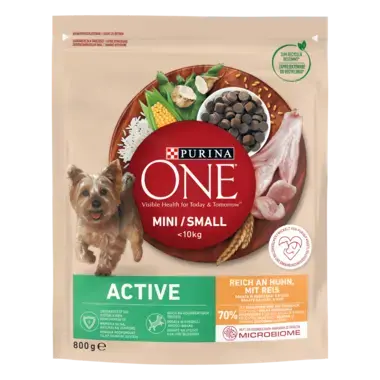 Purina ONE® Mini <10 kg Active, bogata w kurczaka