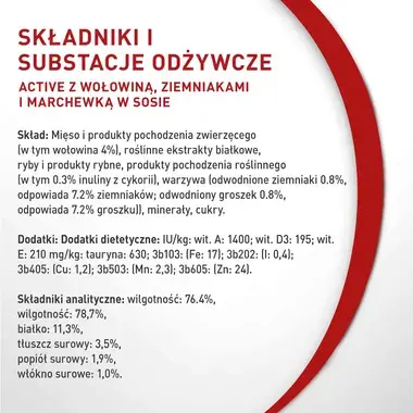 Purina ONE® Mini <10 kg Active z wołowiną