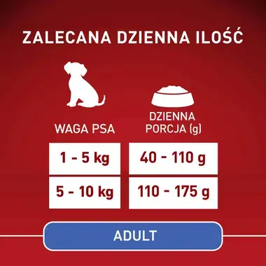 Purina ONE® Mini <10 kg Adult, bogata w wołowinę