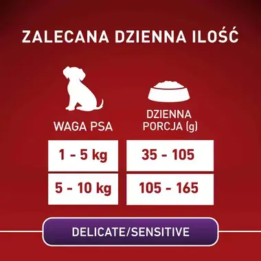 Purina ONE® Mini <10 kg Delicate, z łososiem i ryżem