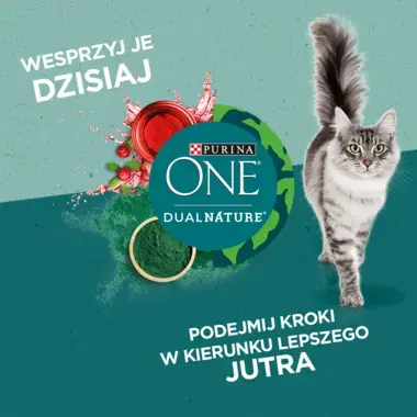 Purina ONE DualNature™ Spirulina Adult Kurczak jako pierwszy składnik