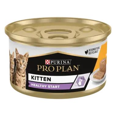 1.	PRO PLAN Kitten HEALTHY START Delikatny mus, Bogata w Kurczaka 