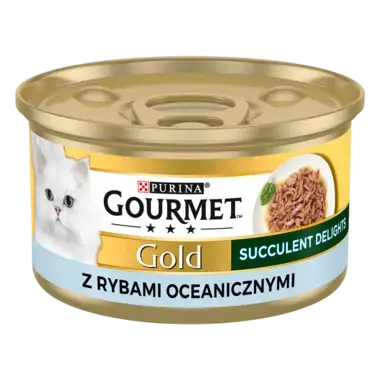 GOURMET™ GOLD Succulent Delights z rybami oceanicznymi